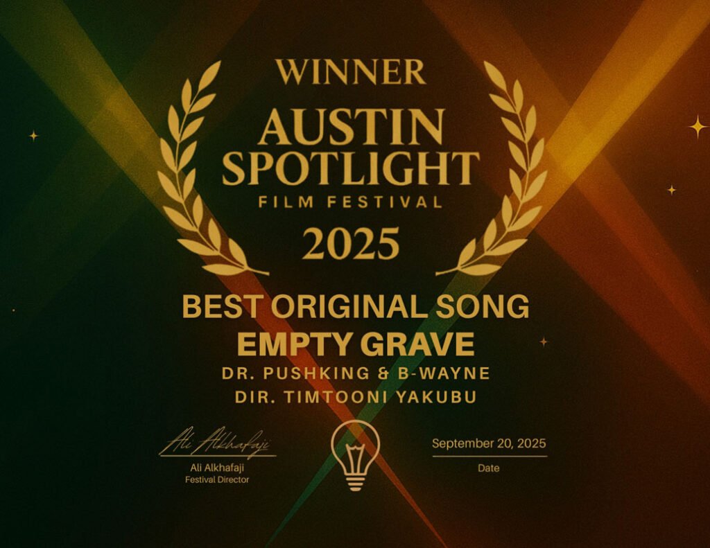 2025 Austin Spotlight Festival - Best Original Song