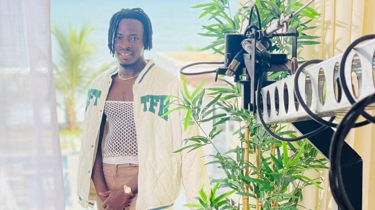 A screenshot from Fancy Gadam's 'If' video