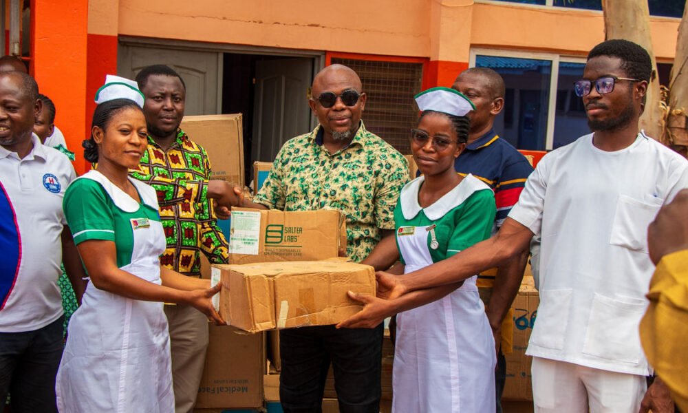Hon. James Agalga Makes Donation To Sandema District Hospital