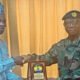 Chief of Army Staff, Major General Lorance Gbetanu (Right) and Northern Regional Minister (Left)