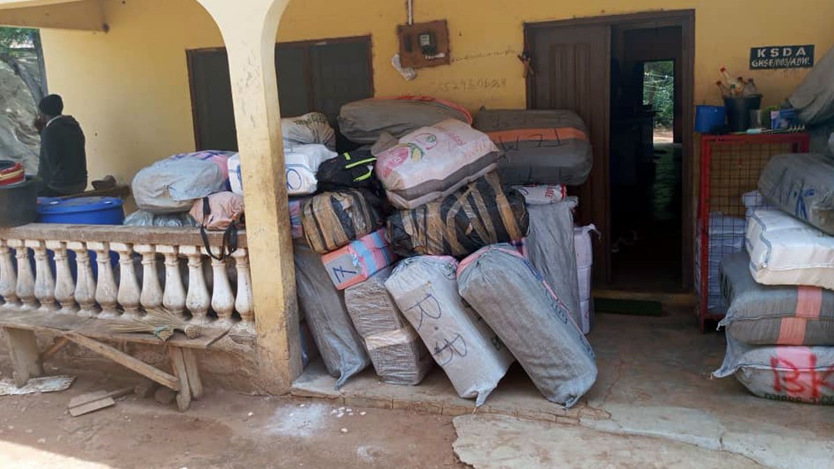 Suspected Indian hemp exhibits