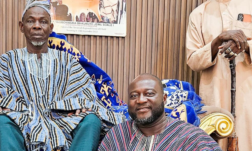 Gonjaland Son and SHC Boss Seeks Yagbonwura’s Blessings at Jakpa Palace