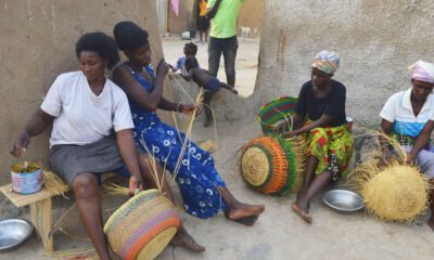 Making Bolgatanga Baskets