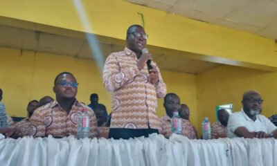 Dr. Abraham Dakurah ICAG Member talking to students at Wa SHS