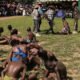 Slave Trade Re-enactment by pupils of Rovega Preparatory School.
