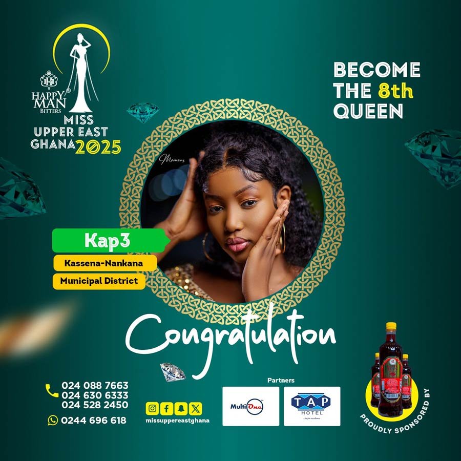Kap3 Miss Upper East Ghana 2025