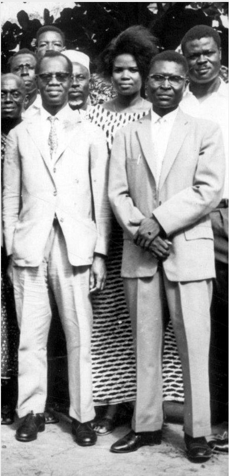 Adam-Amandi-(Right) and Dr. Kofi Abrefa Busia (Left) - Northern Ghana Second Republic Politicians