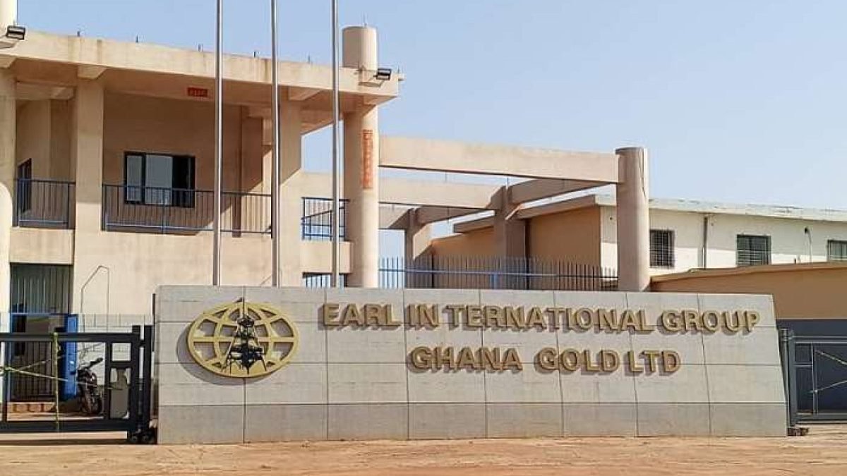 Entrance of Earl International Group Ghana Gold Ltd in Talensi, Upper East Region
