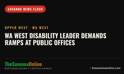 TheSavannaOnline news card: Wa West disability leader demands ramps at public offices