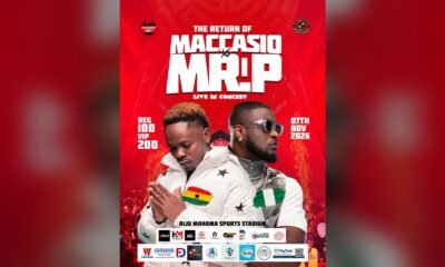 Maccasio x Mr. P concert flyer, Aliu Mahama Sports Stadium, Tamale, 7 November 2026