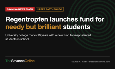 Savanna News Flash card: Regentropfen launches fund for needy but brilliant students