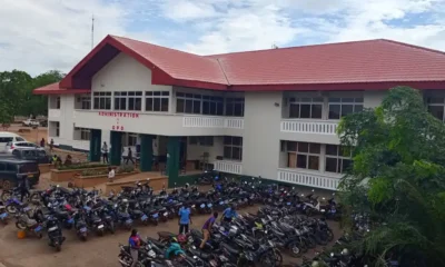 Administration and OPD block of the Upper East Regional Hospital in Bolgatanga